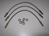 ford capri braided hose set late