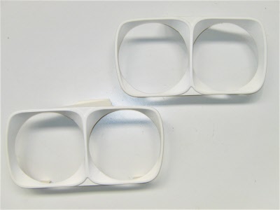 ford capri quad headlamp bezels